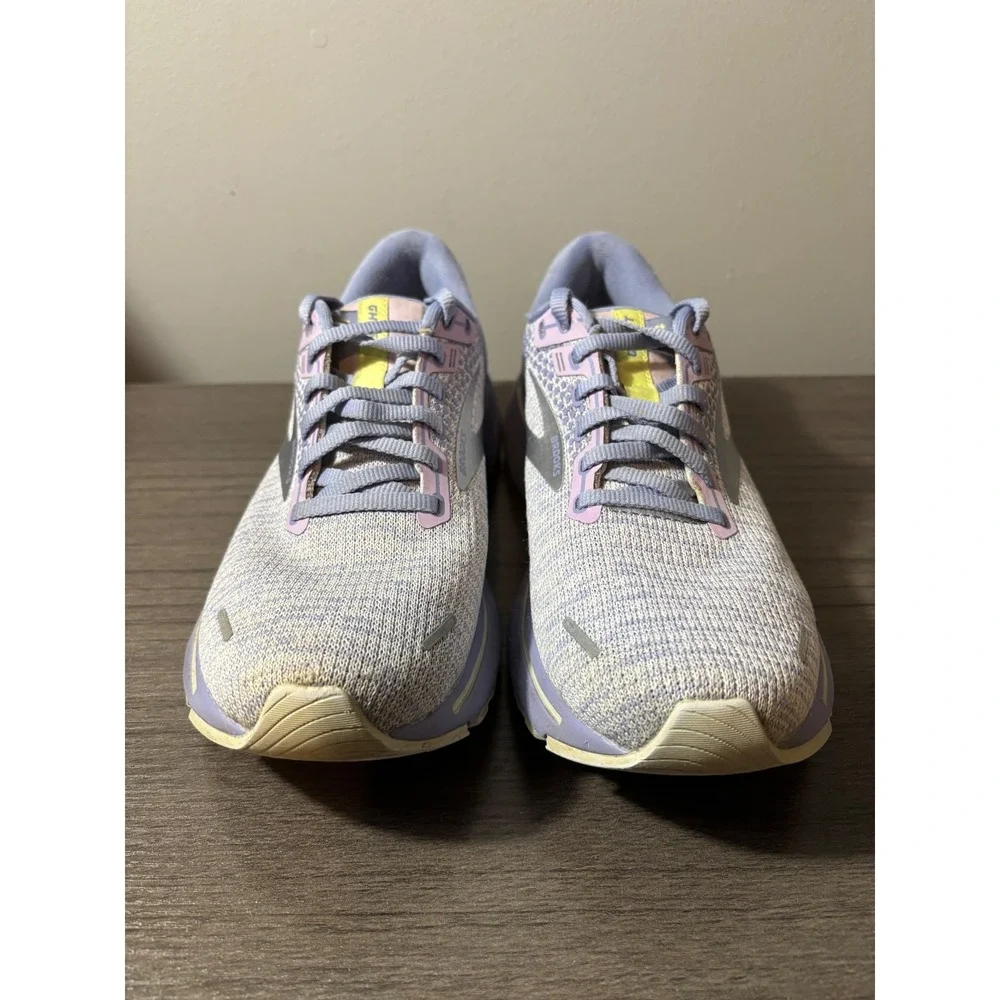 Brooks‎ Ghost 14 Women's Running Shoes Lilac Purple Lime Size 8.5